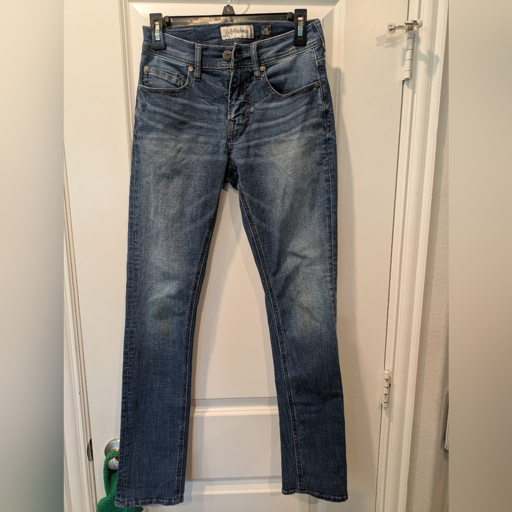 Departwest Trouper Jeans From Buckle Slim Straight Men’s 28R Medium Wash